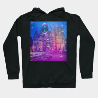 City Fantasy Raindrop Bubbles Hoodie